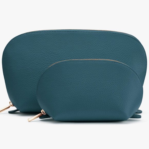 Cuyana Bags Nwt Cuyana Leather Travel Case Set In Seasonal Color